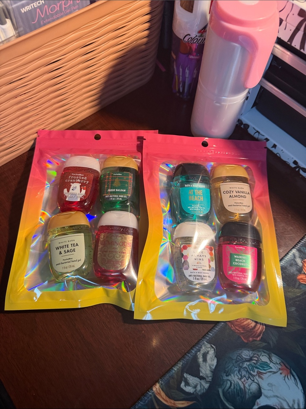 Bath & Body works set of 8 random hand sanitizers